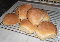 Fresh made bread rolls