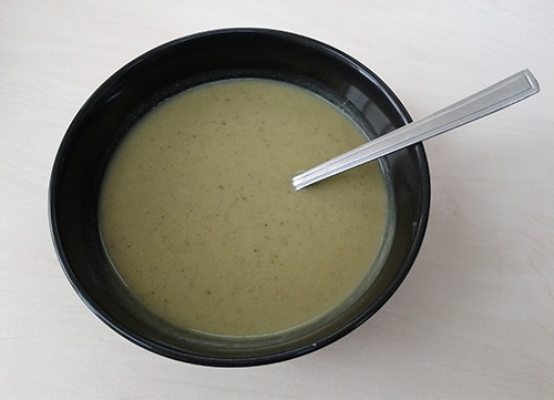 Brocolli and parmesan soup