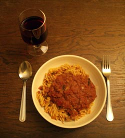 corned beef bolognese